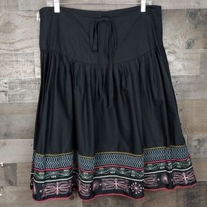 Peruvian Connection Embroidered Skirt